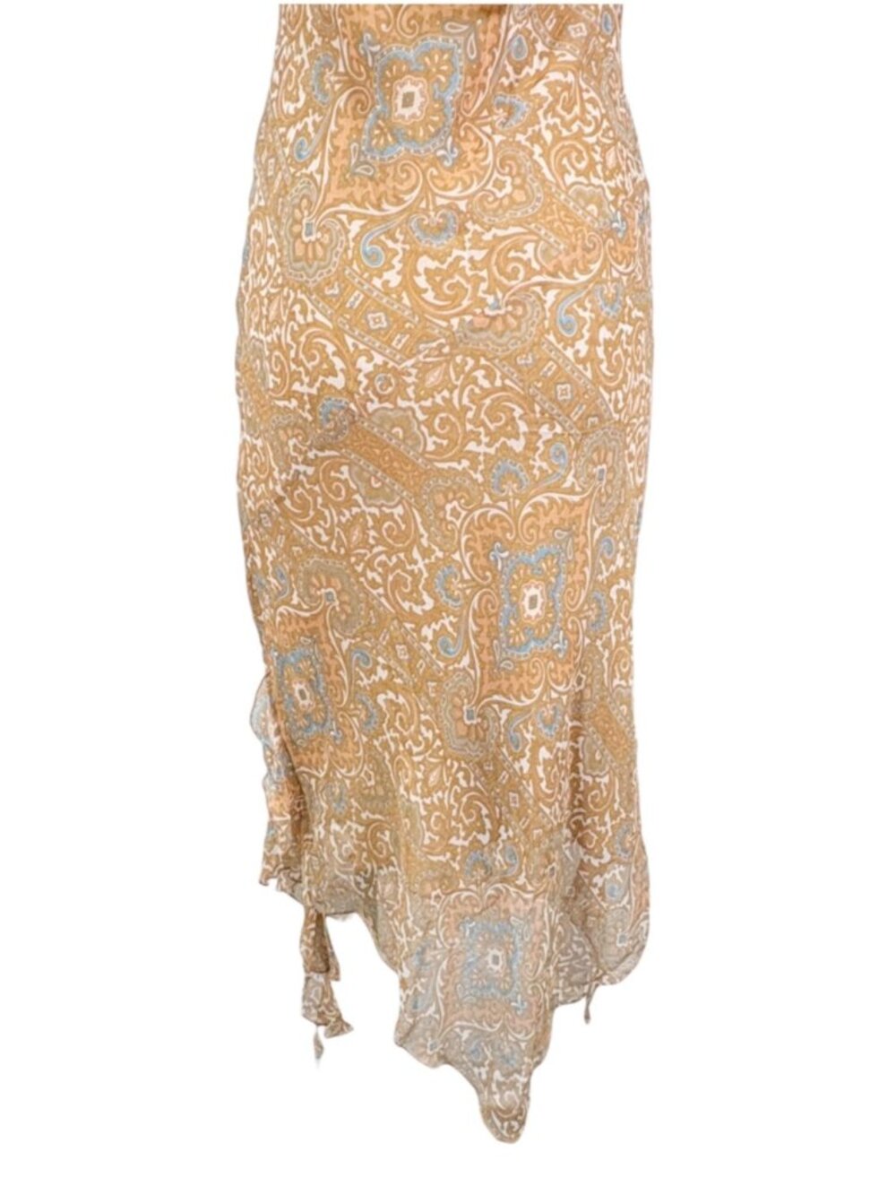 REDUX Y2k Euro Style Silk handkerchief Midi Dress Size 4 NEW - Picture 9 of 11
